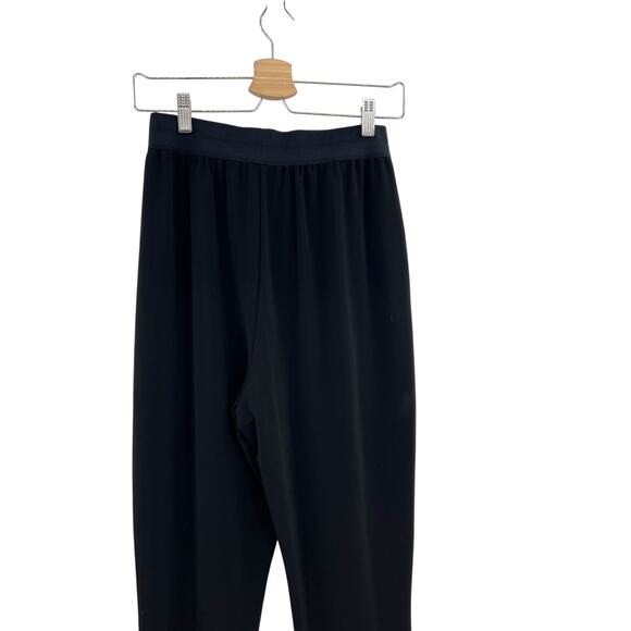 Cinq a Sept Shana Jersey Pants‎ Drapey Front Stretch Black Size Small - Picture 9 of 13